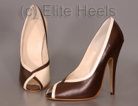 Peep Toe Pumps im Retro Vintage Stil