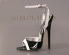 Black and White Stiletto Sandals SA-lm-bw15