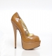 Mega hohe Peep Toe Plateau High Heels Mod. Sinclair
