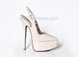 High Heels Slingback Nude Playa